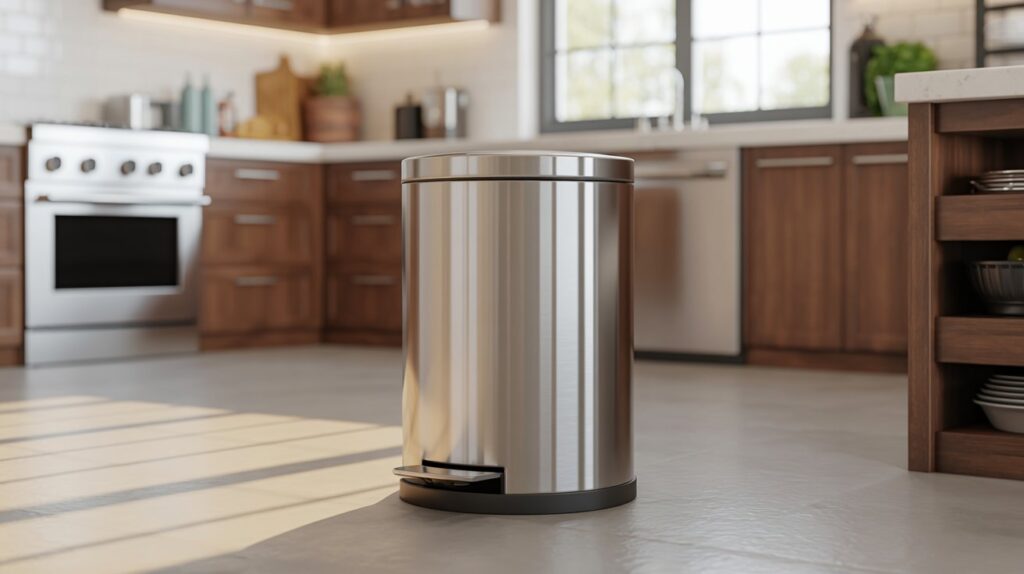 Qual a melhor lixeira de aço inox para cozinha? 1 lixeira de aço inox para cozinha